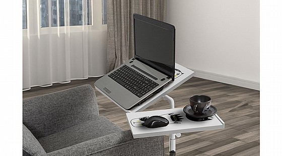 עמדת עבודה מתכווננת וניידת למחשב נייד Tudo Design דגם זום