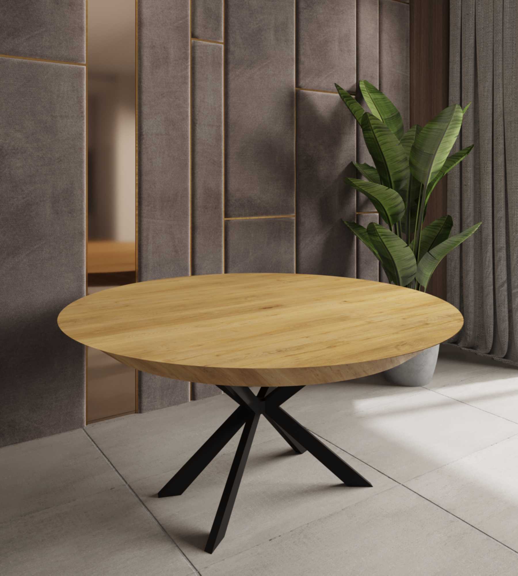 שולחן לפינת אוכל עגול נפתח מעץ דגם עץ טבעי מבית טודו דיזיין TUDO DESIGN שולחן לפינת אוכל עגול נפתח מעץ דגם עץ טבעי מבית טודו דיזיין TUDO DESIGN