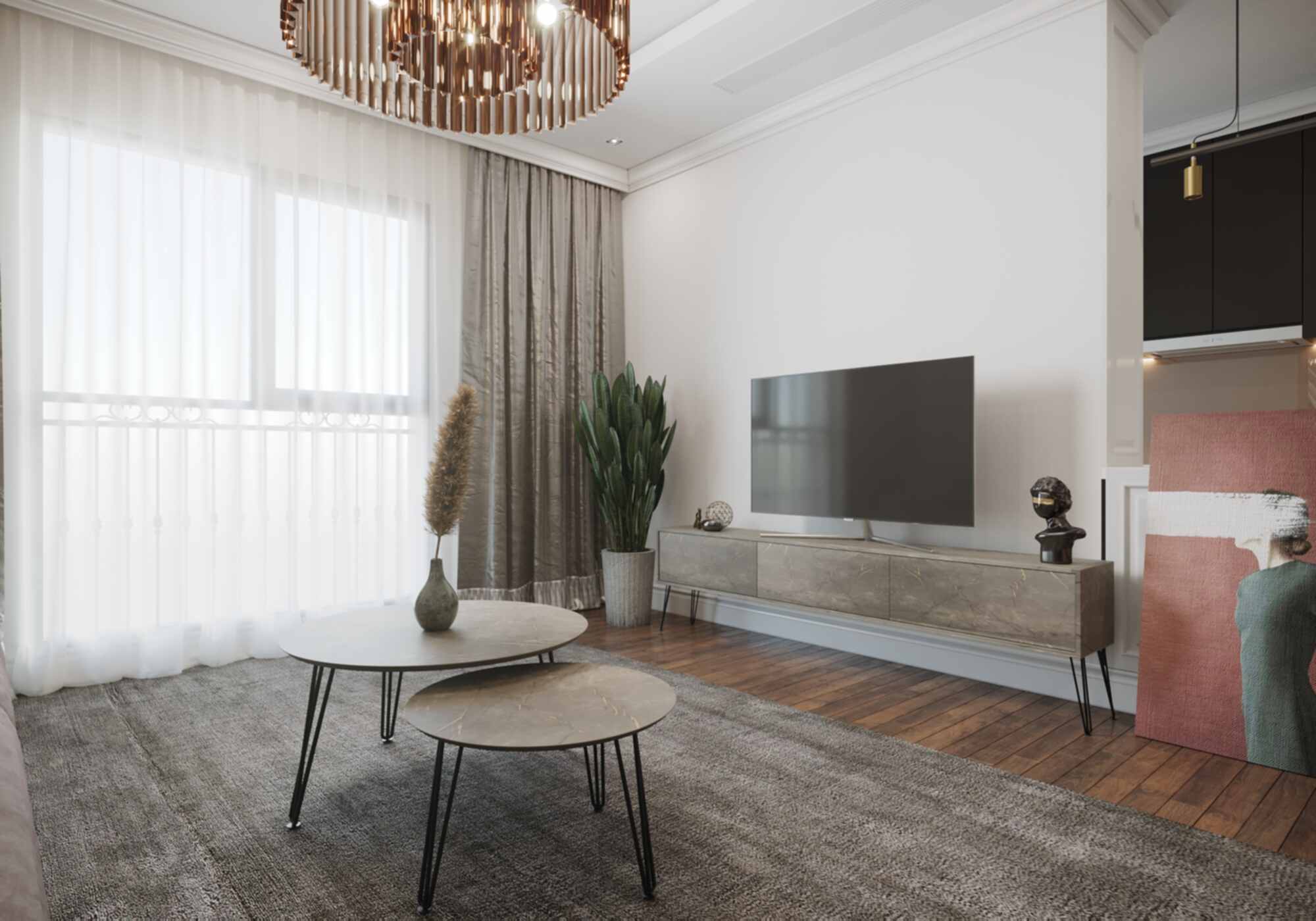 סט מזנון וזוג שולחנות לסלון דגם גרניט זהב מבית טודו דיזיין TUDO DESIGN סט מזנון וזוג שולחנות לסלון דגם גרניט זהב מבית טודו דיזיין TUDO DESIGN