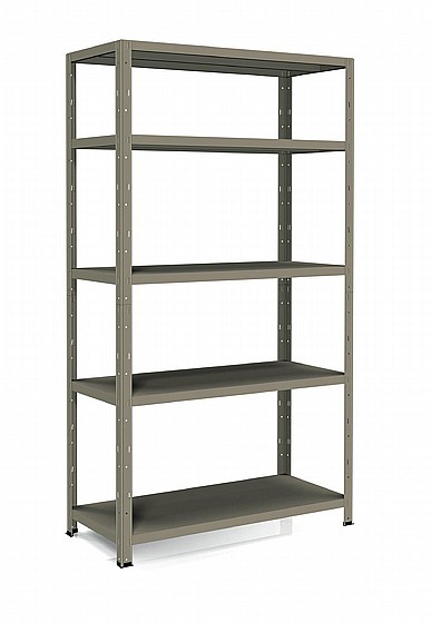 כוננית 5 מדפים מתכת אפורה למשקל כבד 92X40X172 ס