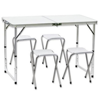 שולחן פיקניק מתקפל 120 ס"מ מאלומיניום כולל 4 כיסאות בעל 3 גבהים מבית טודו דיזיין TUDO DESIGN שולחן פיקניק מתקפל 120 ס"מ מאלומיניום כולל 4 כיסאות בעל 3 גבהים מבית טודו דיזיין TUDO DESIGN
