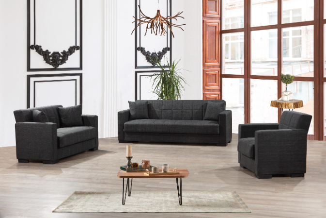 מערכת ישיבה דגם נורית 3+2+1 אפור כהה נפתח למיטה מבית טודו דיזיין TUDO DESIGN מערכת ישיבה דגם נורית 3+2+1 אפור כהה נפתח למיטה מבית טודו דיזיין TUDO DESIGN