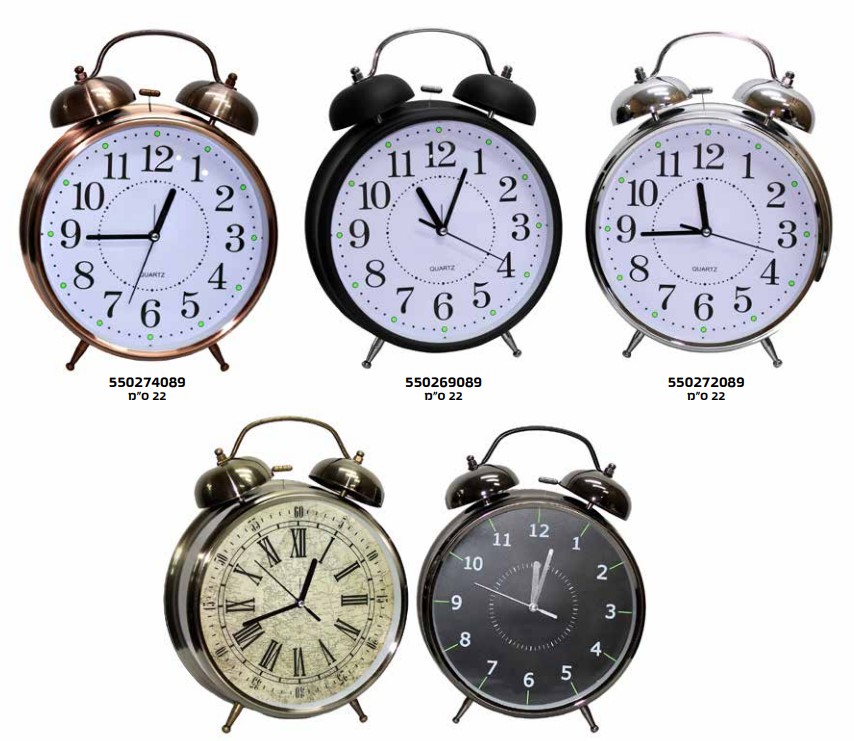 שעון שולחני מעורר בקוטר 22 ס"מ במגוון צבעים לבחירה מבית טודו דיזיין TUDO DESIGN שעון שולחני מעורר בקוטר 22 ס"מ במגוון צבעים לבחירה מבית טודו דיזיין TUDO DESIGN