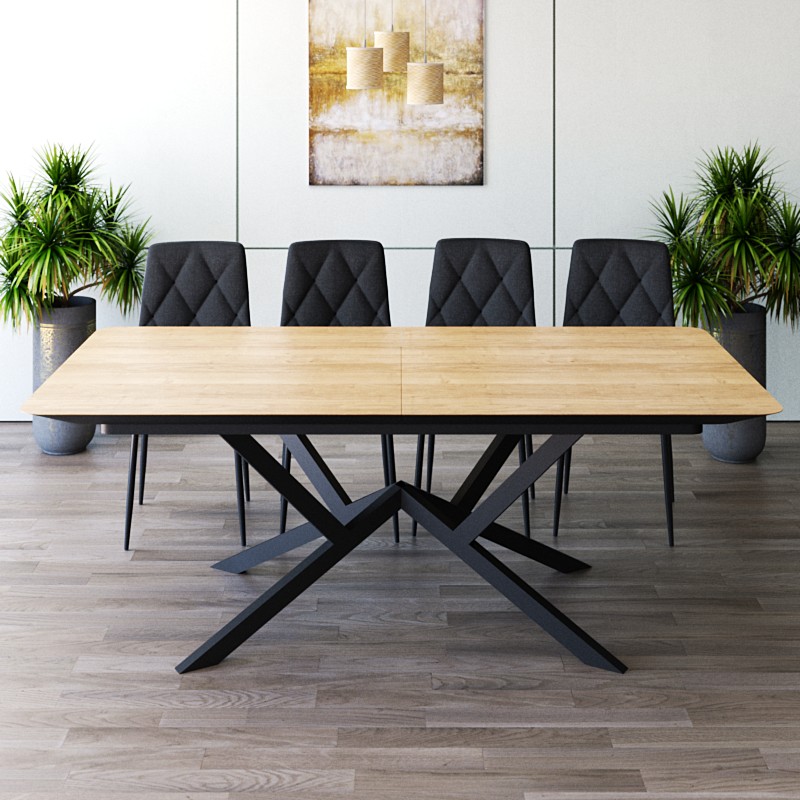 פינת אוכל מלבנית נפתחת דגם עץ טבעי + 4 כסאות מבית טודו דיזיין TUDO DESIGN פינת אוכל מלבנית נפתחת דגם עץ טבעי + 4 כסאות מבית טודו דיזיין TUDO DESIGN