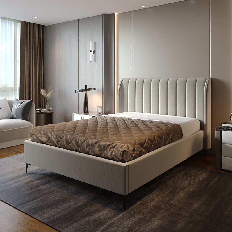 מיטה זוגית מפוארת “קולקציית פרימיום” דגם לואיז מיטה זוגית מפוארת “קולקציית פרימיום” דגם לואיז