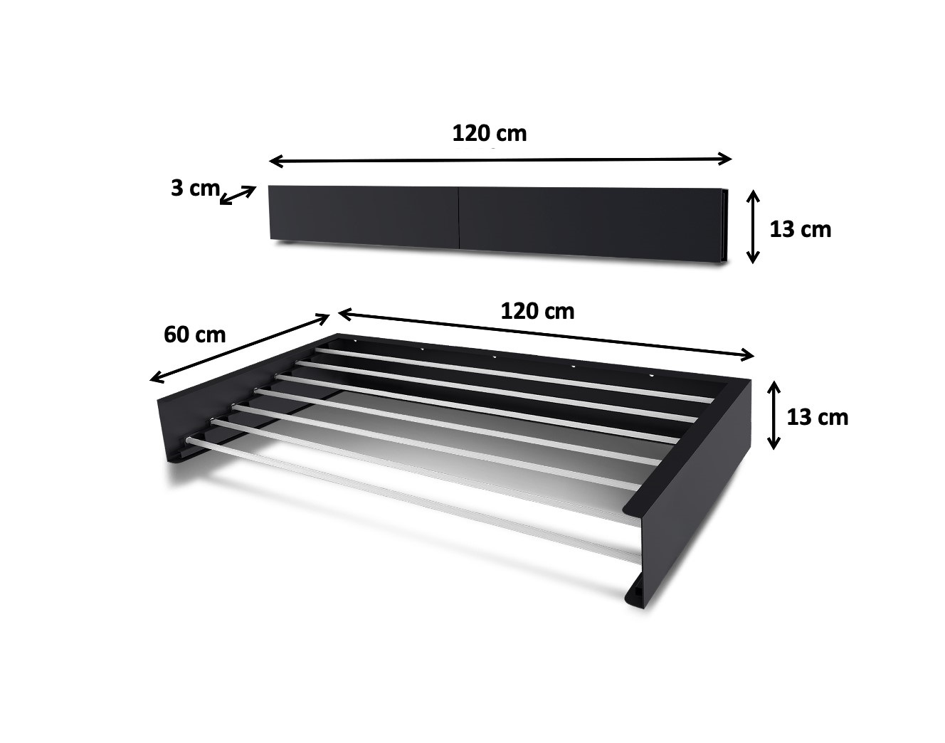 מתלהפלא - מתלה כביסה מתקפל ונסתר -ייחודי צמוד קיר חזק במיוחד ברוחב 120 ס"מ | מגוון צבעים לבחירה מתלהפלא - מתלה כביסה מתקפל ונסתר -ייחודי צמוד קיר חזק במיוחד ברוחב 120 ס"מ | מגוון צבעים לבחירה