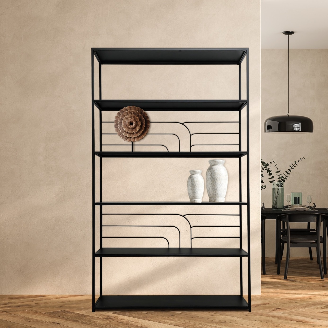 ספריה כוננית ברזל מעוצבת ברוחב 120 ס"מ טודו דיזיין ספריה כוננית ברזל מעוצבת ברוחב 120 ס"מ טודו דיזיין