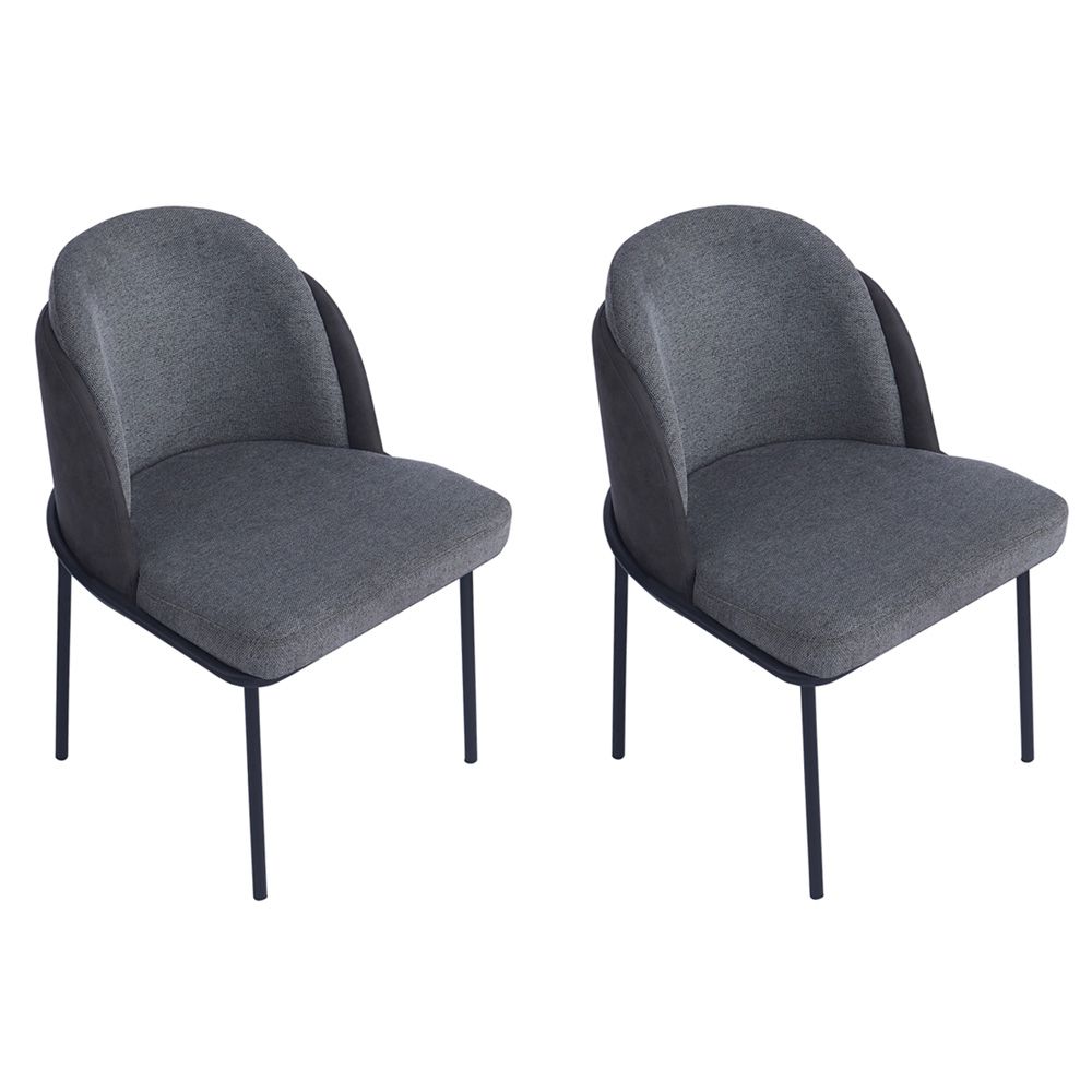 זוג כיסאות מעוצבים לפינת אוכל בגוון אפור משולב עם אפור כהה TUDO DESIGN דגם אנרגי זוג כיסאות מעוצבים לפינת אוכל בגוון אפור משולב עם אפור כהה TUDO DESIGN דגם אנרגי