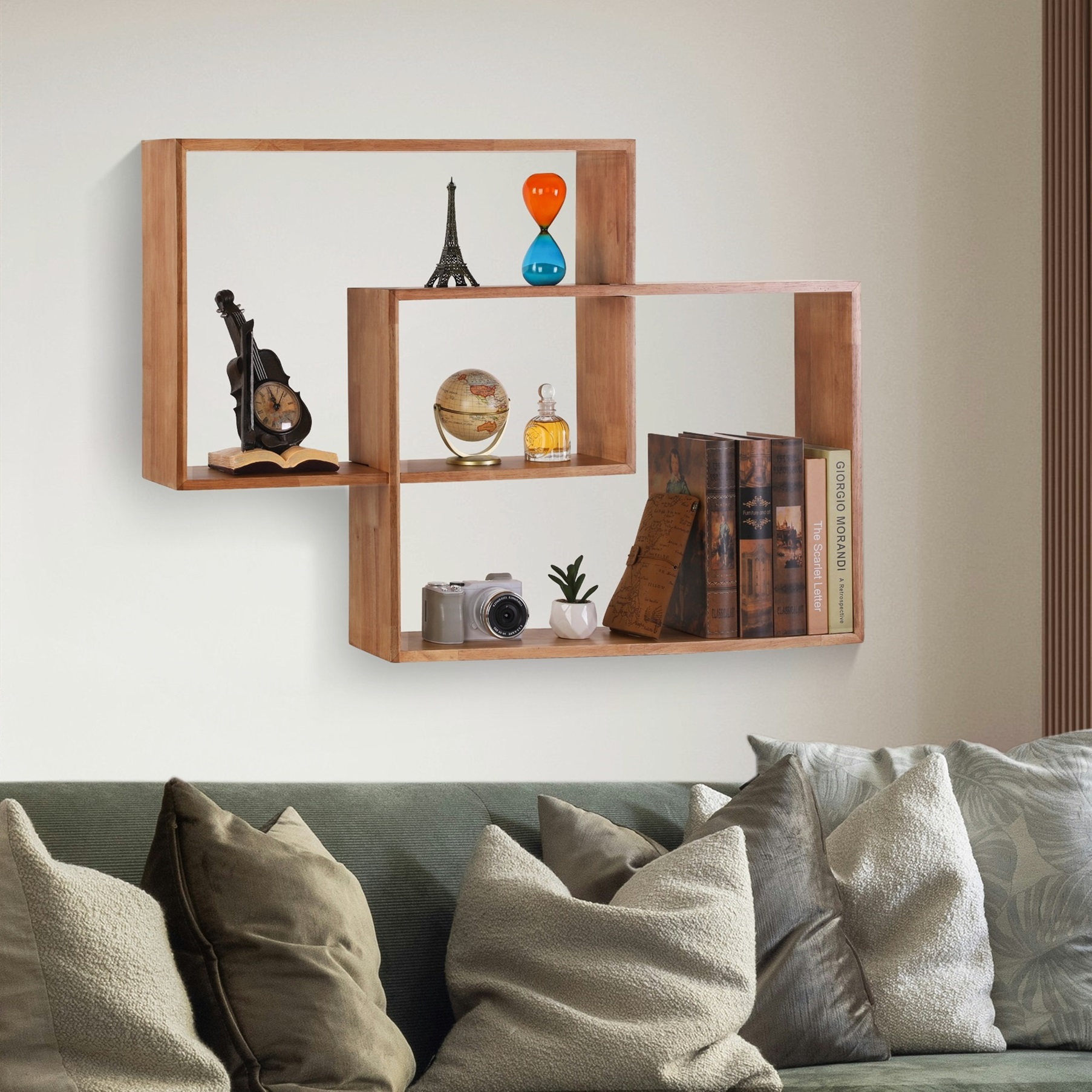 מדף מעוצב מעץ מלא מבית TUDO DESIGN מדף מעוצב מעץ מלא מבית TUDO DESIGN