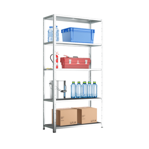 מדפי מתכת מקצועים 5 קומות מתכת מגולוונת ,מדף עשוי מתכת,כושר העמסה 70 ק"ג למדף מדפי מתכת מקצועים 5 קומות מתכת מגולוונת ,מדף עשוי מתכת,כושר העמסה 70 ק"ג למדף