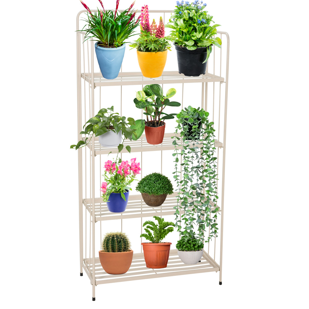 מעמד לעציצים דקורטיבי 4 קומות מברזל גוון אופוויט דגם 71000690 TUDO DESIGN מעמד לעציצים דקורטיבי 4 קומות מברזל גוון אופוויט דגם 71000690 TUDO DESIGN