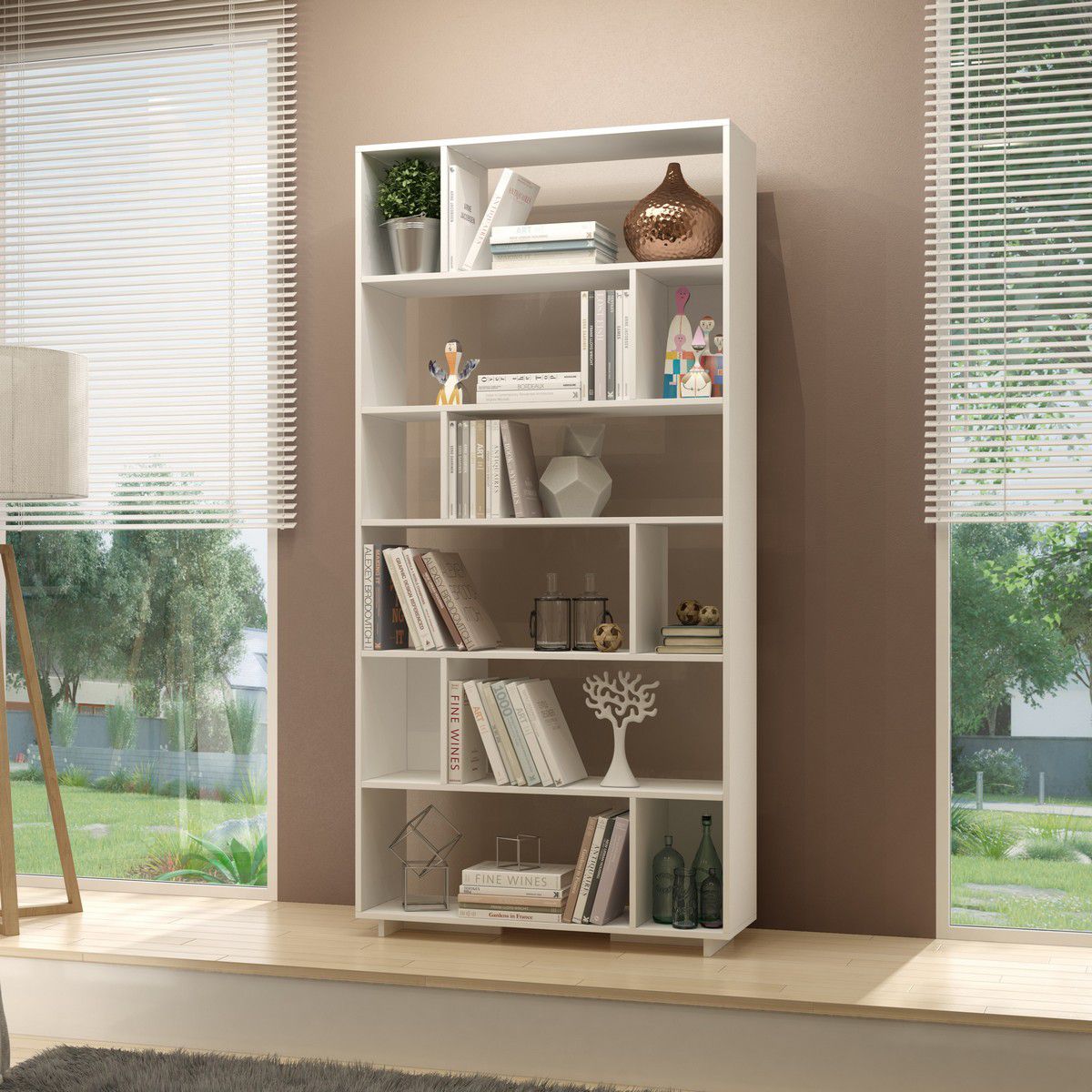 LOFT כוורת כוננית מדפים רוחב 90 ס”מ LOFT כוורת כוננית מדפים רוחב 90 ס”מ