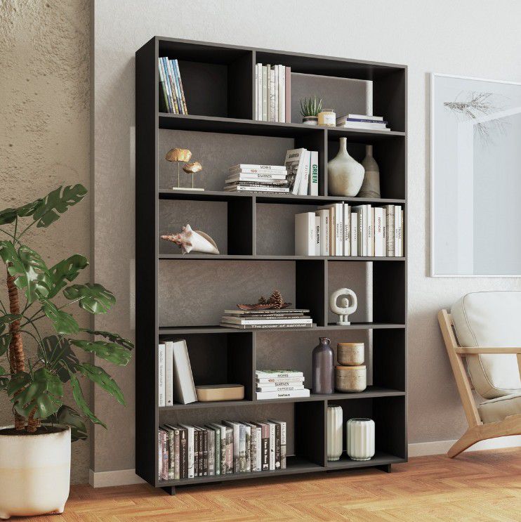 ספריית מדפים LOFT XL כוננית 6 קומות רוחב 120 ס”מ בגוון לבחירה ספריית מדפים LOFT XL כוננית 6 קומות רוחב 120 ס”מ בגוון לבחירה