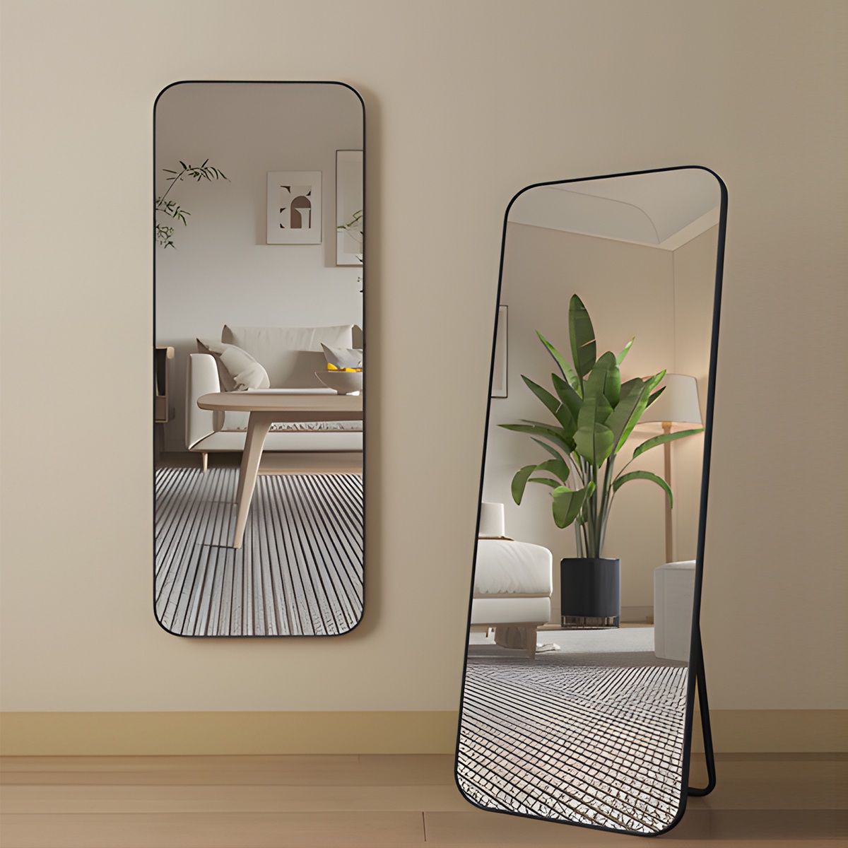 מראת גוף מלבנית כולל מסגרת אלומיניום דגם אנט מראת גוף מלבנית כולל מסגרת אלומיניום דגם אנט