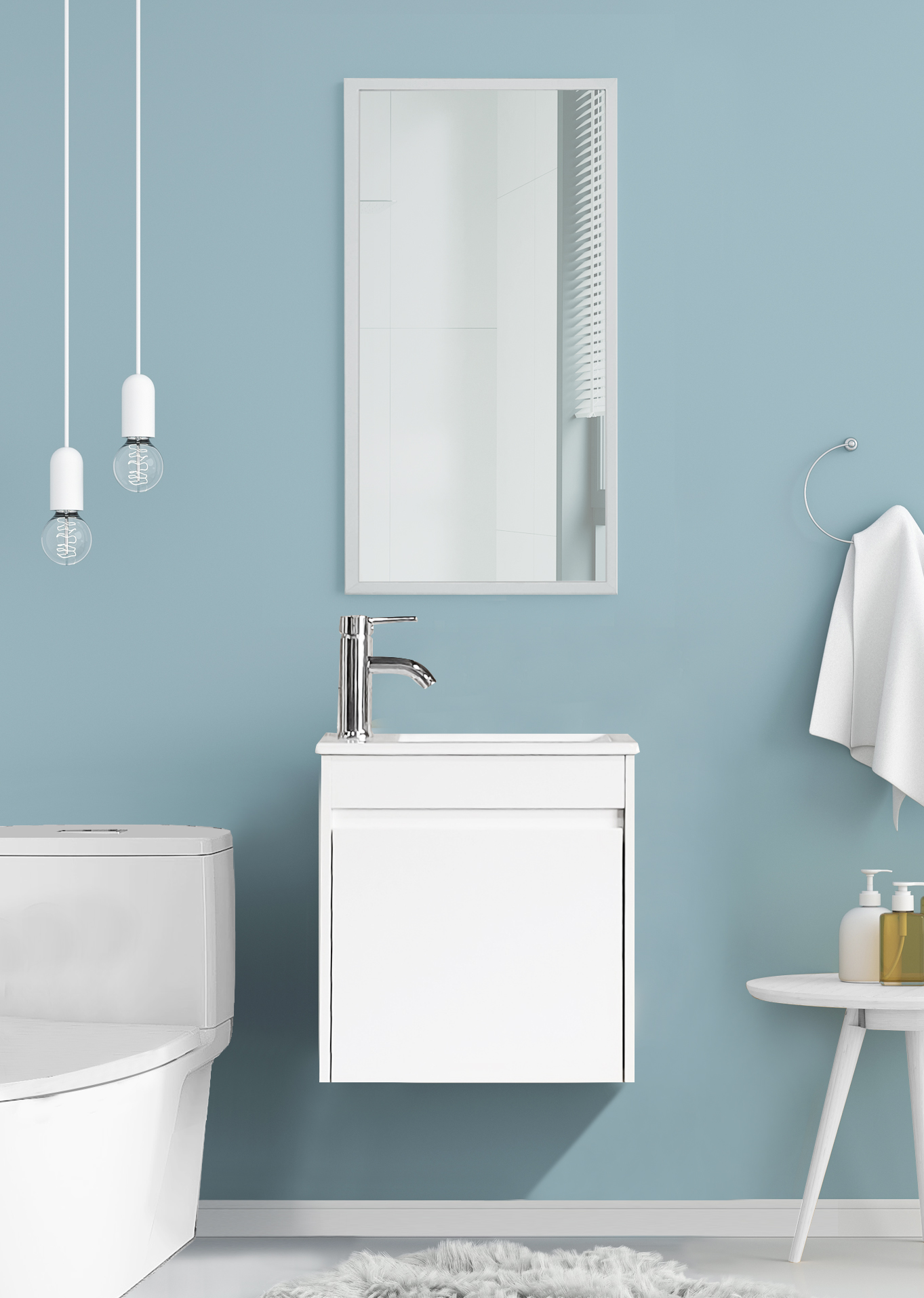 ארונית צפה לשרותי אורחים רוחב 45 דגם סחלב ארונית צפה לשרותי אורחים רוחב 45 דגם סחלב