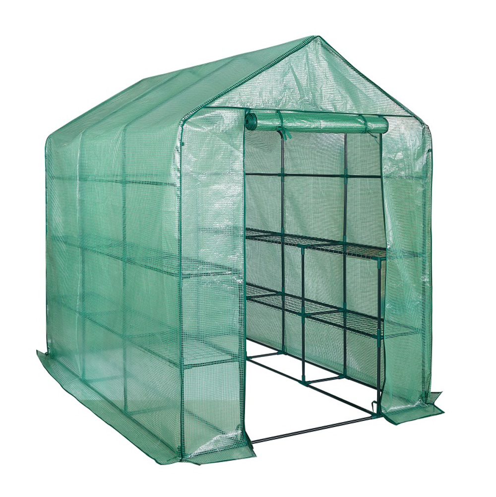 חממה ביתית 143x213 כוללת מדפים וכיסוי דגם 1610 חממה ביתית 143x213 כוללת מדפים וכיסוי דגם 1610